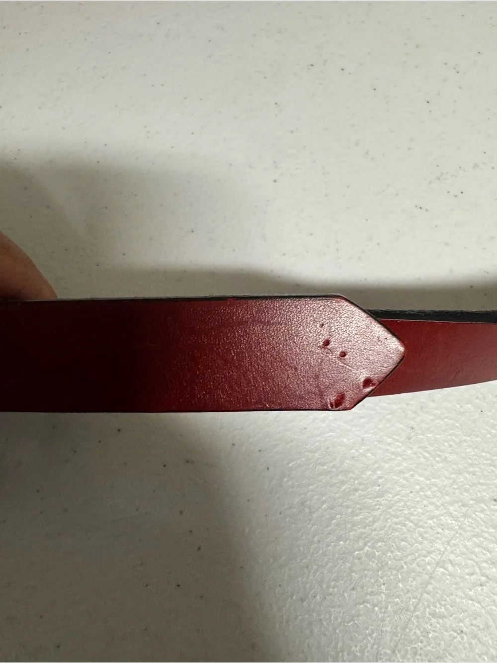 Coach Red Leather women’s Belt Bag Strap